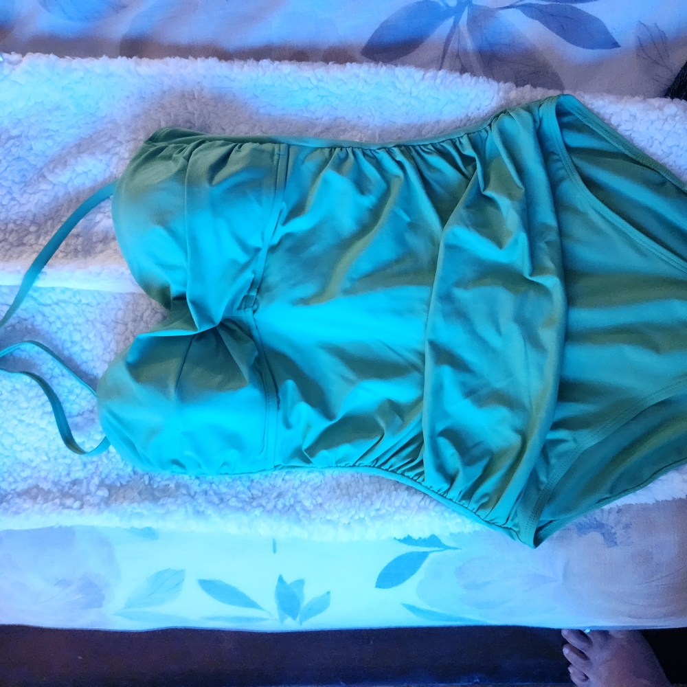 Green One-Piece Swimsuit